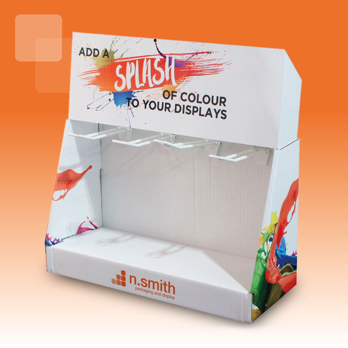 n smith cardboard packaging oldbury point of sale printed display retail counter top greeting card discount card