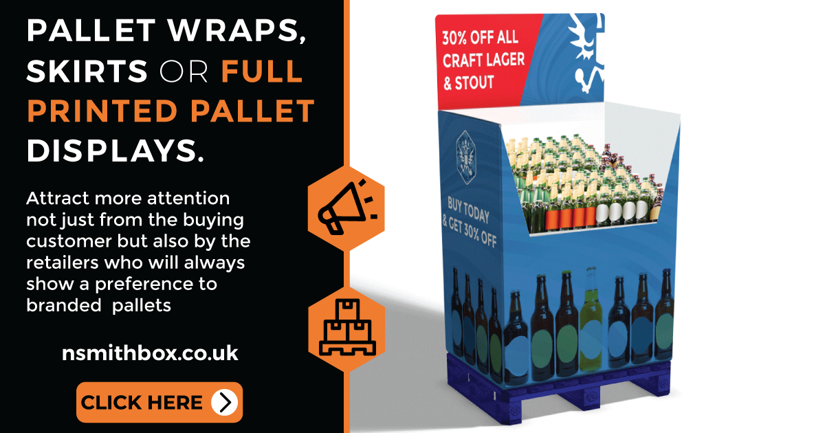 n smith box pallet wraps skirts full colour printed point of sale displays