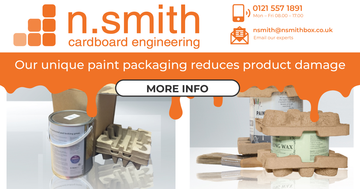 Minimise transit damage with our paint packaging.