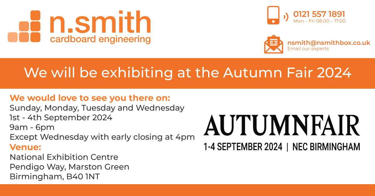 We will be exhibiting at the Autumn Fair 2024, at the NEC Birmingham.