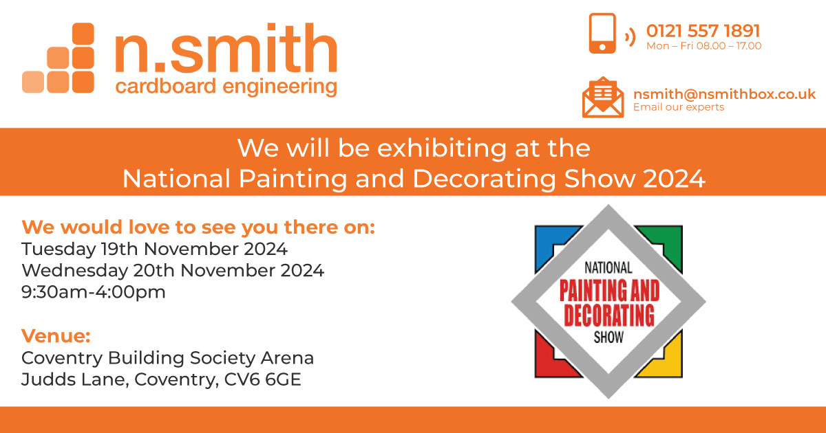 we are exhibiting at the national painting and decorating show 2024 in coventry