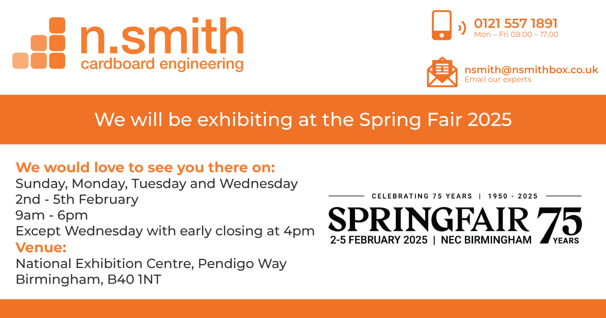 we will be exhibiting at the spring fair 2025