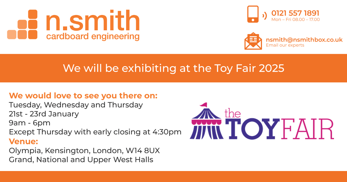 we will be exhibiting at the toy fair, olympia london